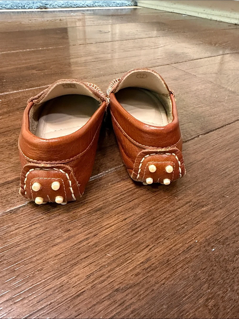Elephantito - Boys Logan Driver Loafers - Natural Brown - Size: US 10